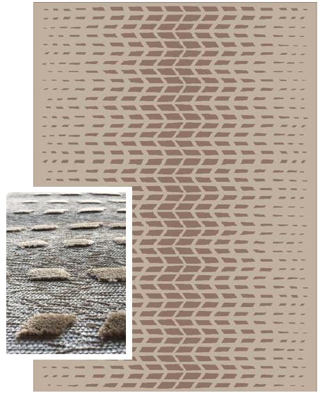 Bohemian 23195 taupe sand